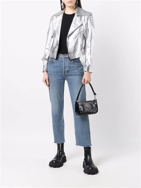 Buy Manokhi London Moto Leather Biker Jacket At Off Editorialist