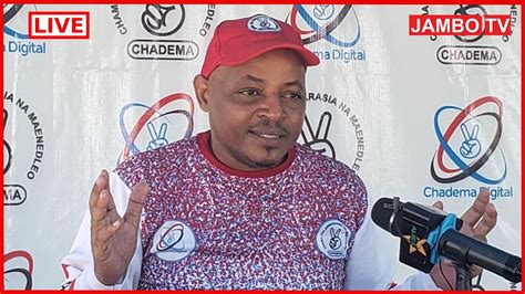 CHADEMA WANATOA TAMKO UAMUZI WA KESI YA MDEE NA WENZAKE YouTube