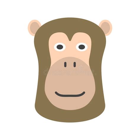 Baboon Face stock vector. Illustration of monkey, mammal - 100619446