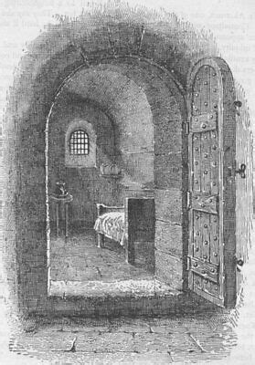 Newgate Prison The Condemned Cell In Newgate London C Old Antique