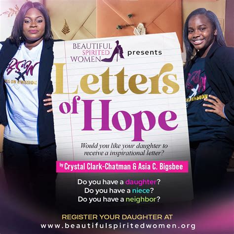 Letters Of Hope Campaign — Beautiful Spirited Women