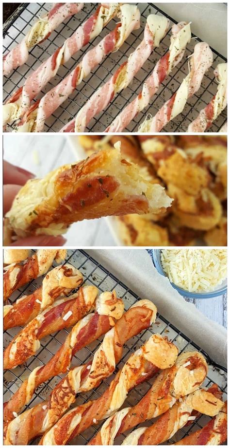 Cheesy Bacon Twists With Puff Pastry Artofit