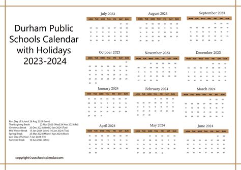 2024 And 2024 School Calendar Durham Public Schools 2024 Hanny