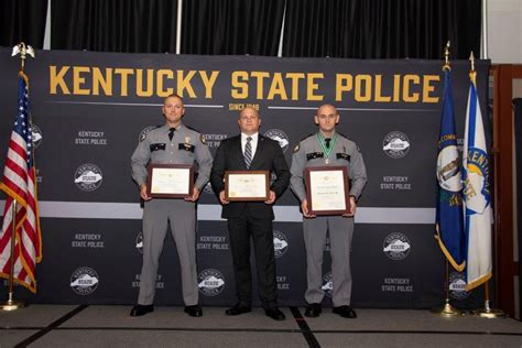 Post 11 Troopers Honored At Kentucky State Police Sworn Award Ceremony