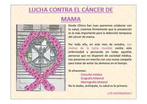 Lucha contra el cáncer de mama Clínica médica Arganda del Rey