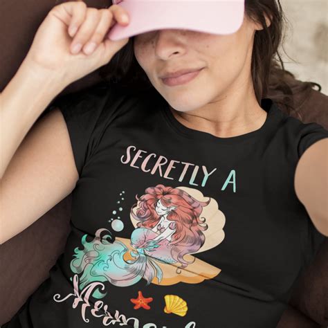 Mermaid Shirt I M Secretly A Mermaid Shirt Mermaid T Etsy