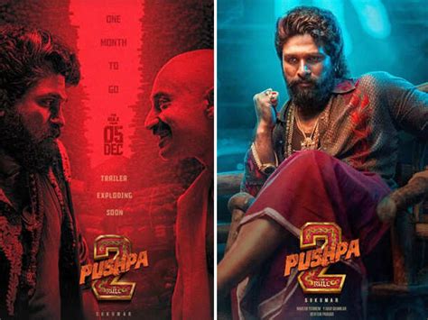 Allu Arjun Shares Intriguing Poster Of Pushpa 2 The Rule