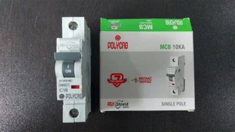 16A Polycab 211P016C MCB C Curve Single Pole At Rs 130 In Gurugram