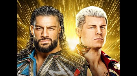 WWE 2K23 Livestream Roman Reigns Vs Cody Rhodes Wrestlemania 39 YouTube