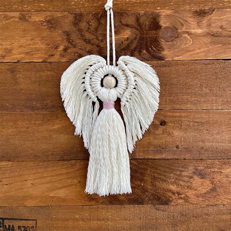 Macrame Angel Angel Angel Wall Hanging Angel Wall Decor Etsy UK