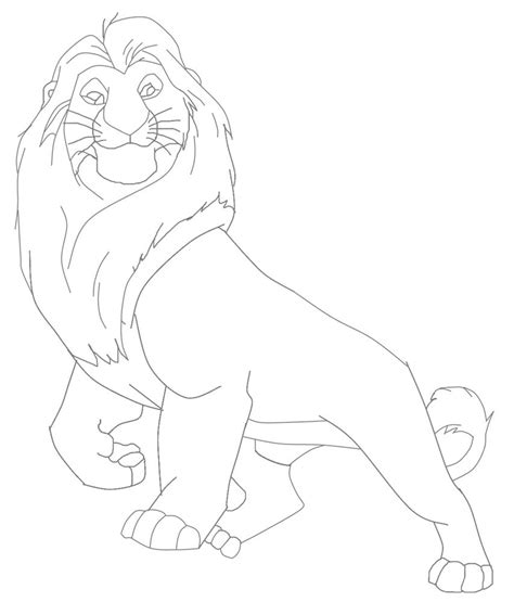 Mufasa Drawing at GetDrawings | Free download