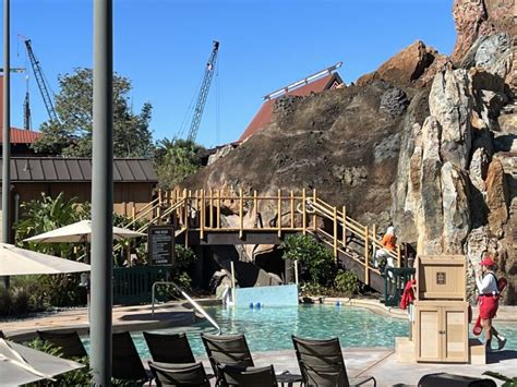 Lava Pool Slide Closed for Refurbishment at Disney’s Polynesian Village Resort - Disney by Mark