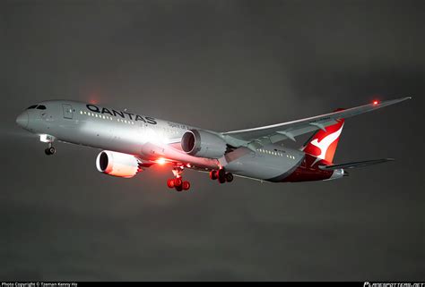 Vh Zng Qantas Boeing Dreamliner Photo By Tzeman Kenny Ho Id