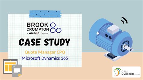 Case Study Brook Crompton A Wolong Company Quote Manager CPQ For