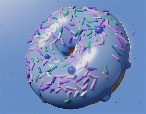 3D Blender Donut Animation on Behance