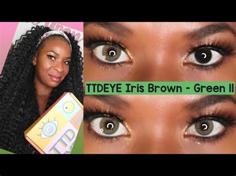 WOW TTDEYE Iris Brown Green II Colored Contact Lenses Colored