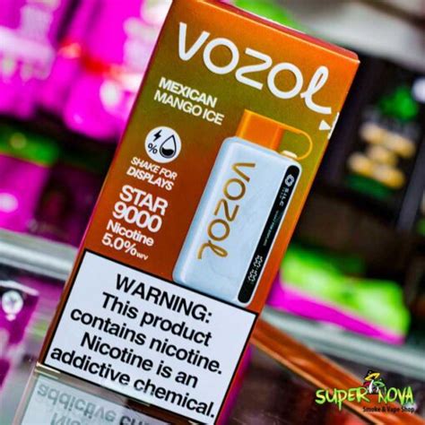 Vozol Star Vape Advanced Disposable With Led Screen Supernova