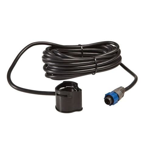 Lowrance 9 Pin Shoot Thru Hull Pod Transducer With Remote Temp 000 14887 001 Defender Marine