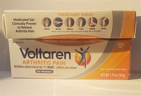 Voltaren Arthritis Pain Reliever Anti Inflammatory 100g 3 53oz Lot Of 2 11 25 Ebay