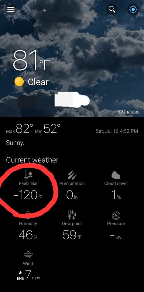 Glitch On My Weather App Wtf