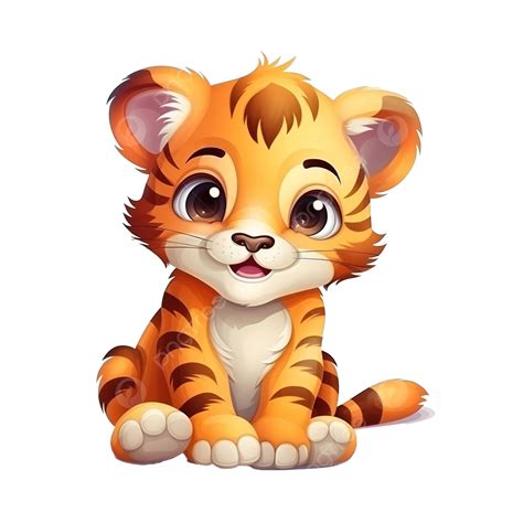 Cute Tiger Animal Illustration, Tiger, Cub, Mammals PNG Transparent Image and Clipart for Free ...