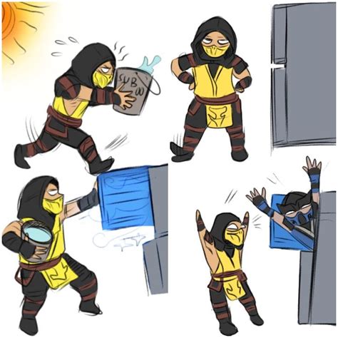 Scorpion Hanzo Hasashi Sub Zero Kuai Liang Mortal Kombat