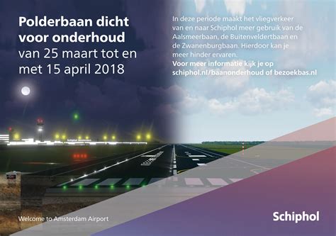 Groot Onderhoud Polderbaan Op Schiphol