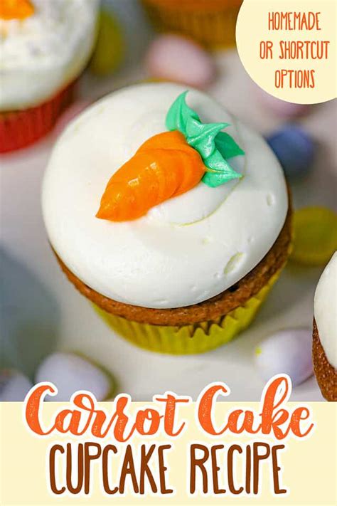 Easter Carrot Cake Cupcakes - The Baking ChocolaTess