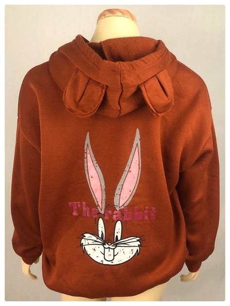 Bugs bunny hoodie, Men's Fashion, Tops & Sets, Hoodies on Carousell