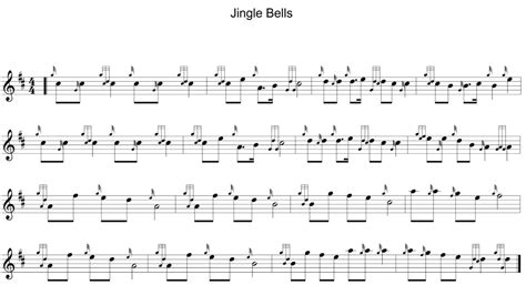 Jingle Bells Bagpipe Sheet Music Learn Jingle Bells On The Bagpipes