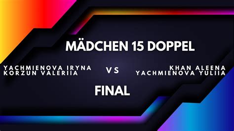 Yachmienova Iryna Korzun Valeriia VS Khan Aleena Yachmienova Yuliia