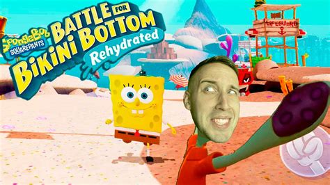 ГУБКОЕБ И КОРИЧНЕВЫЕ ШТАНЫ SpongeBob SquarePants Battle for Bikini