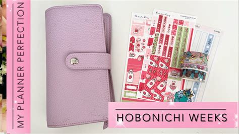 Plan With Me Hobonichi Weeks My Planner Perfection YouTube