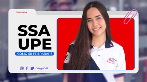 Aluna Do Col Gio Gge D Dicas De Como Se Preparar Para O Ssa Da Upe