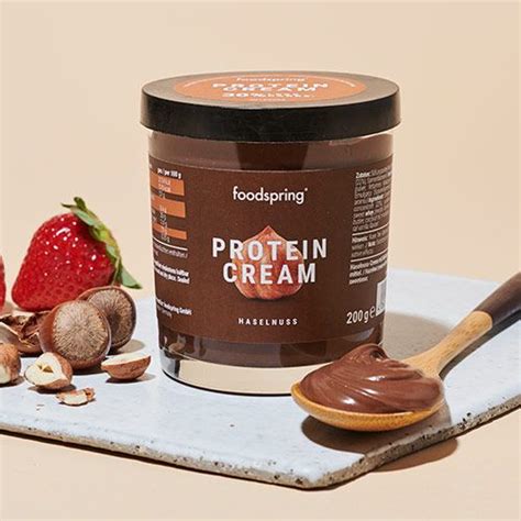 Protein Cream Haselnuss Schokocreme Wenig Zucker Foodspring