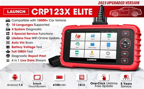 LAUNCH CRP123X Escáner OBD2 Lector de Códigos Diagnosis con con 4