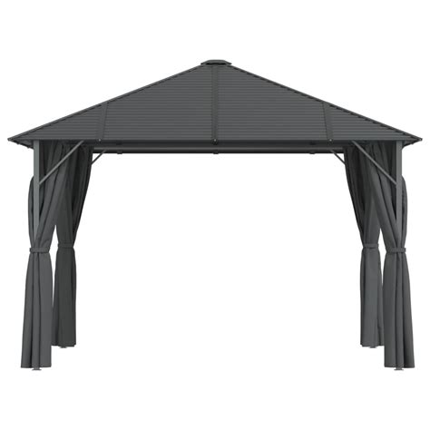 VidaXL Tonnelle Avec Parois Et Toit 3x3 M Anthracite VidaXL Ch