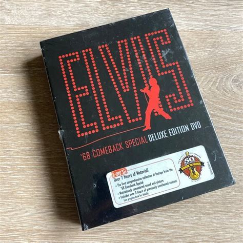 Sony Pictures Media Elvis Presley 68 Comeback Special Deluxe Edition 3 Dvd Vtg Box Set