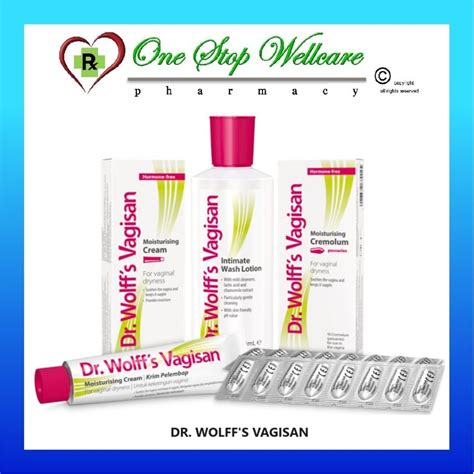 DR WOLFF S VAGISAN MOISTURISING CREAM WASH LOTION CREMOLUM