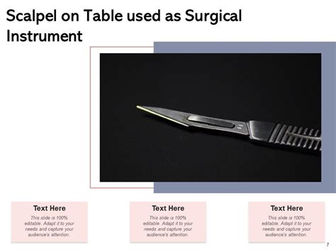 Scalpel Instrument Operation Surgery Surgical Scissor Presentation