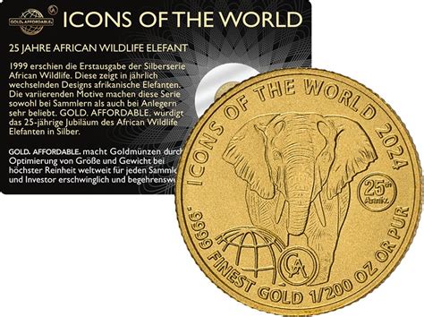 Francs Ruanda Icons Of The World Elefant