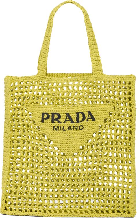 Prada Raffia Tote Bag ShopStyle