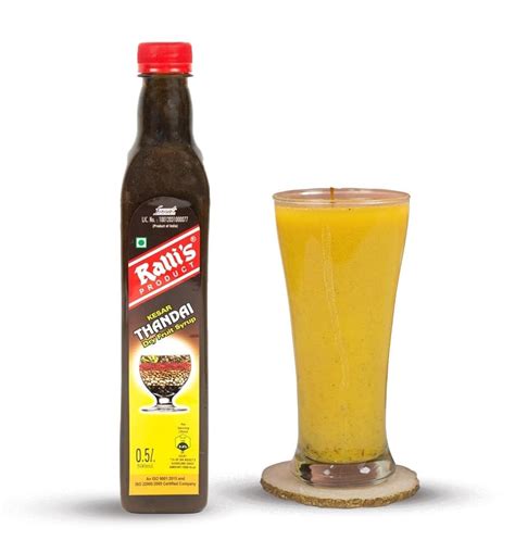 Ralli S Thandai Syrup Ml Authentic Blend For Festive Beverages