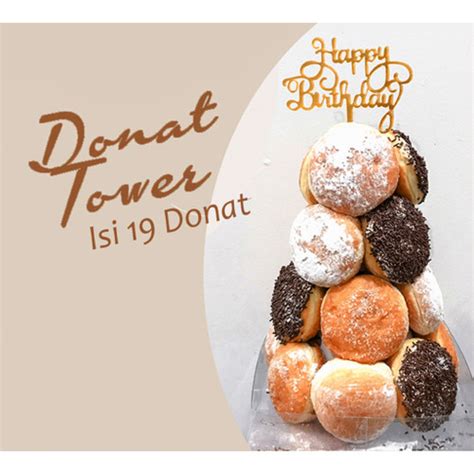 Jual Donat Tower Donut Tower Birthday Anniversary Jakarta Barat