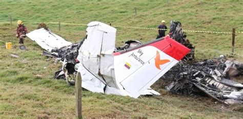 Tragedia Aérea En Colombia Se Estrelló Una Avioneta Ambulancia Y