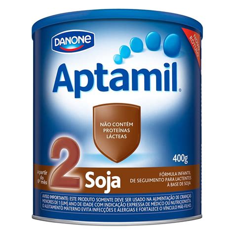 Fórmula Infantil Aptamil 2 Soja 800g na Drogaria Cristal Online