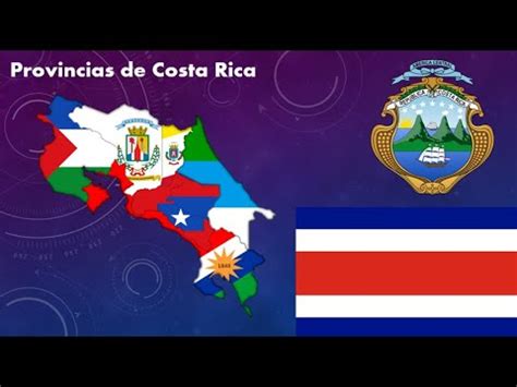 Mapas Y Banderas De Las Provincias De Costa Rica YouTube