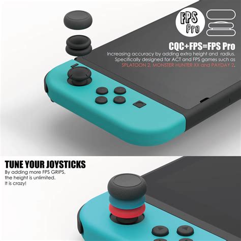 Thumb Grip For Nintendo Switch Oled Joy Cons Skull And Co Gaming