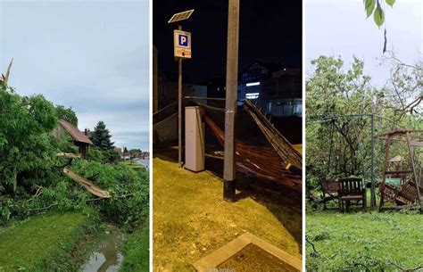 Foto Zbraja Se Teta Nevrijeme Poharalo Gotovo Cijelu Hrvatsku