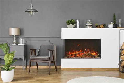 40 3 Sided Glass Electric Fireplace Built In Only 40 Tru View Xl